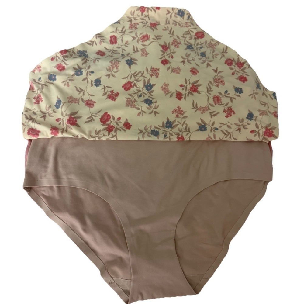 Laura Ashley Women's 5 Packs LS4063 Super Soft No Show Briefs Panties Size L New - Picture 4 of 10